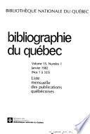 Bibliographie du Québec