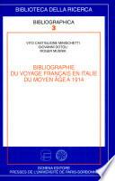 Bibliographie du voyage français en Italie du Moyen Âge à 1914