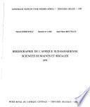 Bibliographie ethnographique de l'Afrique sud-saharienne
