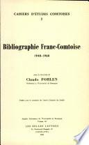 Bibliographie Franc-comtoise (1940-1960)