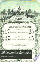 Bibliographie francaise