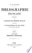 Bibliographie française