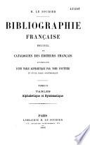 Bibliographie francaise