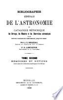 Bibliographie générale de l'astronomie