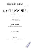 Bibliographie générale de l'astronomie