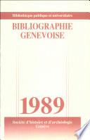 Bibliographie genevoise