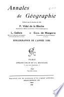 Bibliographie géographique internationale