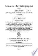 Bibliographie géographique internationale