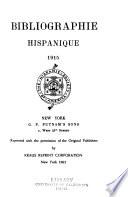 Bibliographie hispanique