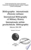 Bibliographie internationale d'histoire militaire