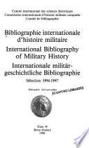 Bibliographie internationale d'histoire militaire