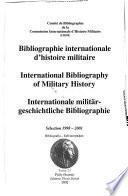 Bibliographie internationale d'histoire militaire