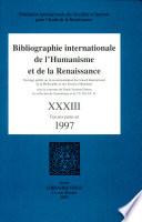 Bibliographie internationale de l'Humanisme et de la Renaissance.
