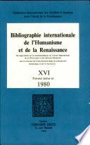 Bibliographie Internationale de l''Humanisme et de la Renaissance