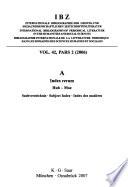 Bibliographie internationale de la littérature périodique dans les domaines des sciences humaines et sociales