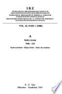 Bibliographie internationale de la littérature périodique dans les domaines des sciences humaines et sociales