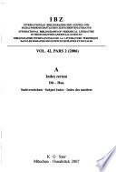 Bibliographie internationale de la littérature périodique dans les domaines des sciences humaines et sociales