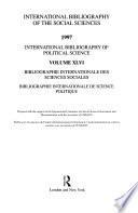 Bibliographie Internationale de Science Politique