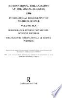 Bibliographie Internationale de Science Politique