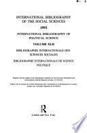 Bibliographie Internationale de Science Politique