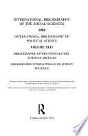Bibliographie Internationale de Science Politique