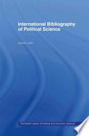 Bibliographie Internationale de Science Politique