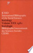 Bibliographie Internationale de Sociologie 1980