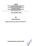 Bibliographie Internationale Des Recensions de la Litt Érature Savante