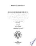 Bibliographie lorraine