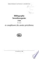 Bibliographie luxembourgeoise