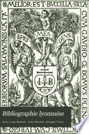 Bibliographie lyonnaise