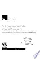 Bibliographie Mensuelle