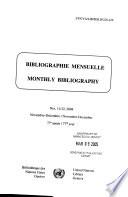 Bibliographie Mensuelle