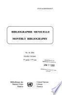 Bibliographie Mensuelle