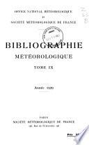 Bibliographie météorologique internationale