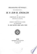 Bibliographie méthodique de l'ordre souv. de St. Jean de Jérusalem