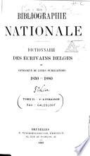 Bibliographie nationale: E-M. 1892