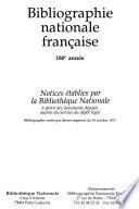 Bibliographie nationale française