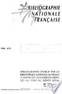 Bibliographie nationale française