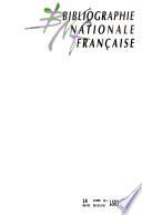 Bibliographie nationale française
