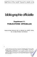 Bibliographie nationale française