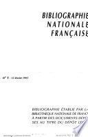 Bibliographie nationale française