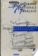 Bibliographie nationale française