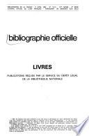 Bibliographie officielle