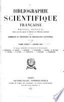 Bibliographie scientifique française