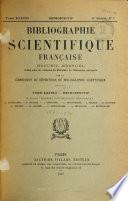 Bibliographie scientifique française