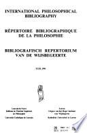 Bibliographisch repertorium van de wijsbegeerte