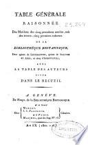 Bibliothèque Britannique ou Recueil extrait des ouvrages anglais périodiques et autres... Littérature et Sciences et Arts