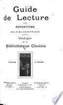 Bibliothèque choisie