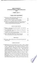 Bibliothèque d'humanisme et Renaissance